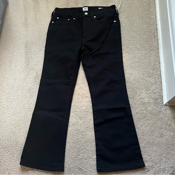 NWT Edwin Cassia mini boot black jeans, size 28 - Picture 1 of 6